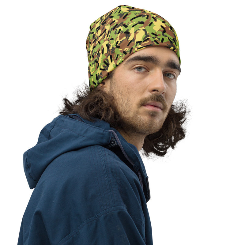 Camo Green All-Over Print Beanie