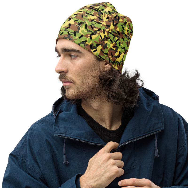 Camo Green All-Over Print Beanie