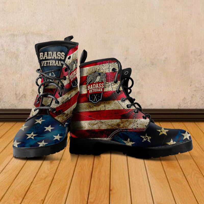 Badass Veteran Leather Boots