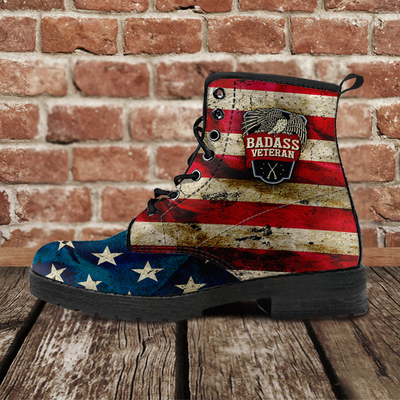 Badass Veteran Leather Boots