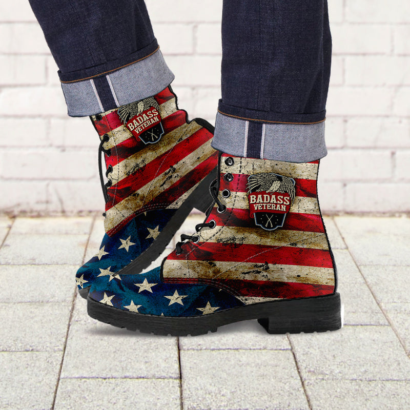 Badass Veteran Leather Boots