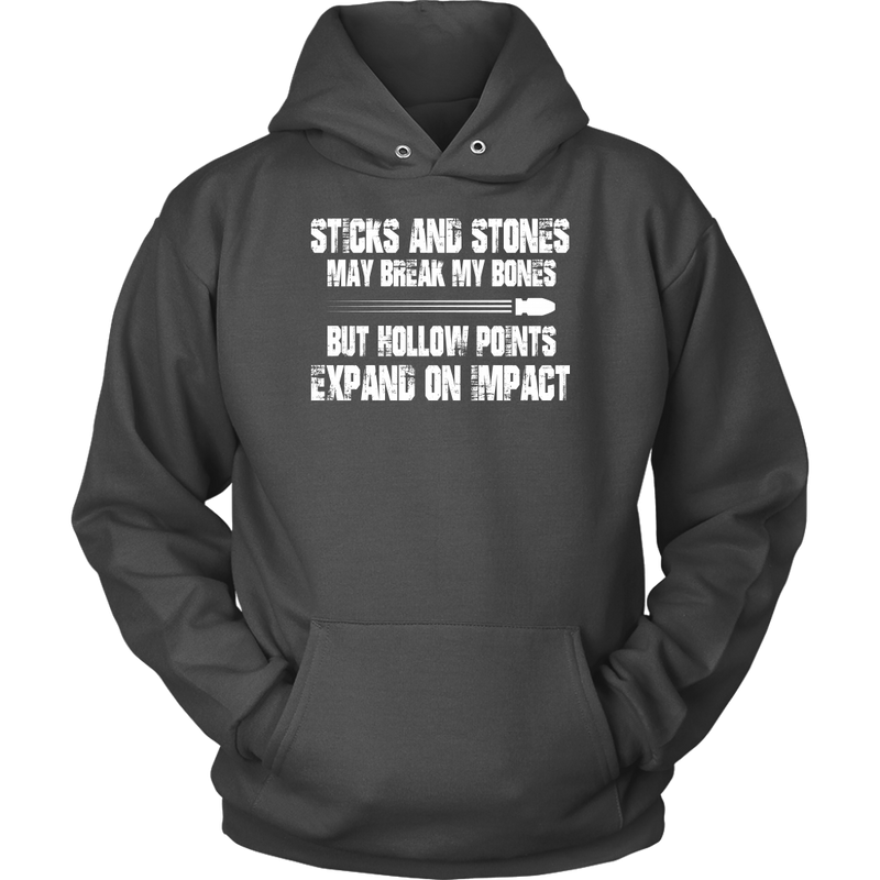 Sticks And Stones Unisex Hoodie