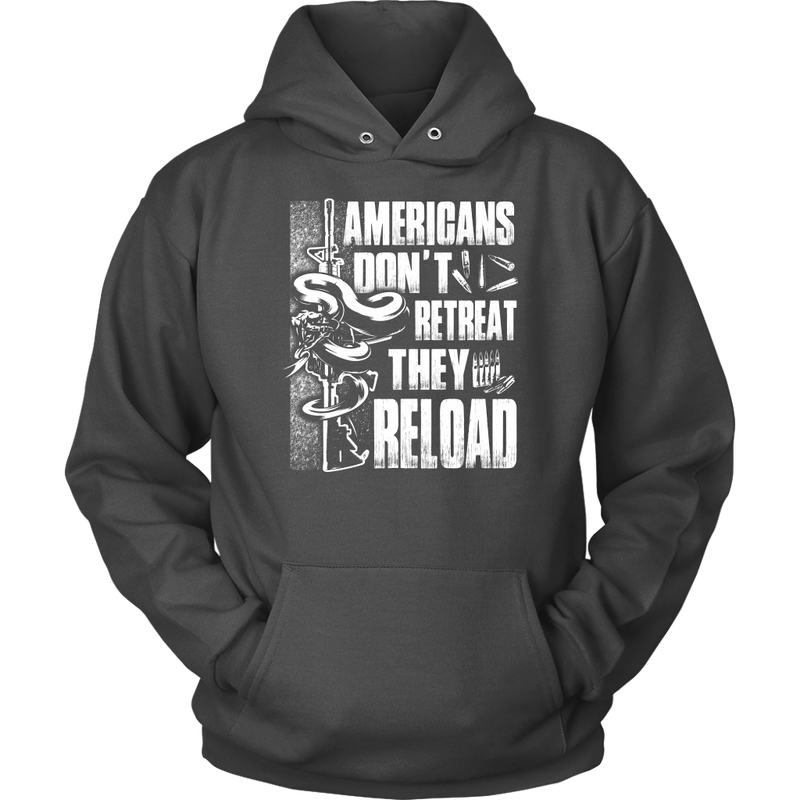 Americans Don't Retreat Unisex Hoodie