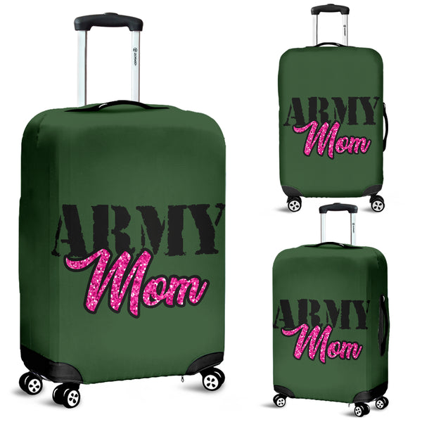 NP Army Mom Luggage Cover