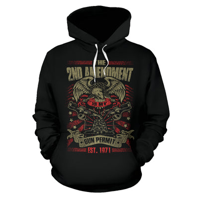 2nd Amendment is my gun permit Hoodie