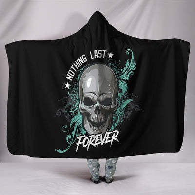 NP Skull Hooded Blanket