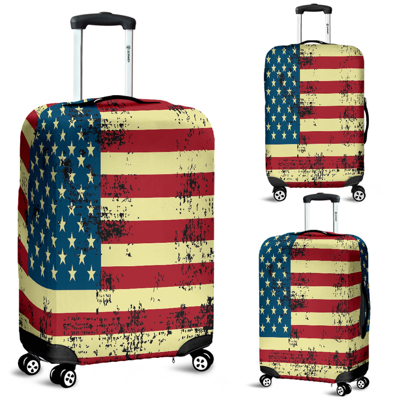 NP American Flag Luggage Cover