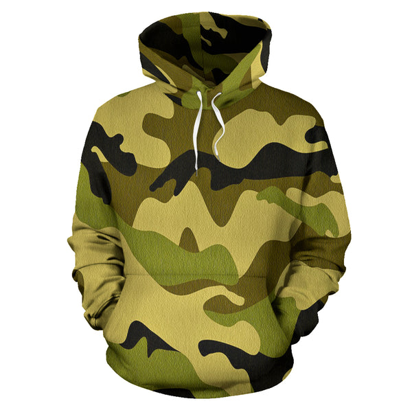 Green Camo All-Over Print Hoodie