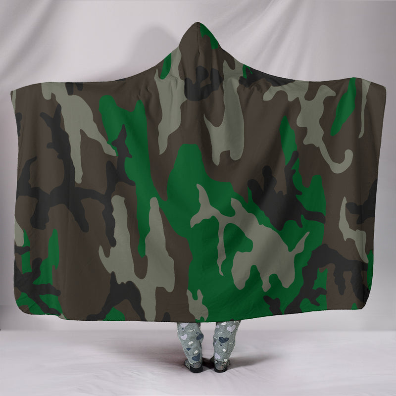 Green Brown and Grey Military Camouflage