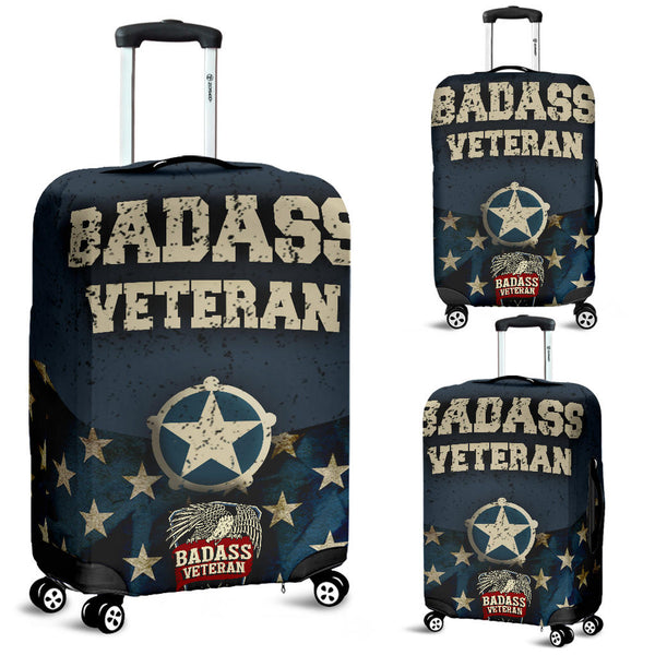 Badass Blue Luggage Cover