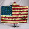 American Flag Hoodie Blanket