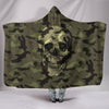 Camo Skull Hooded Blanket