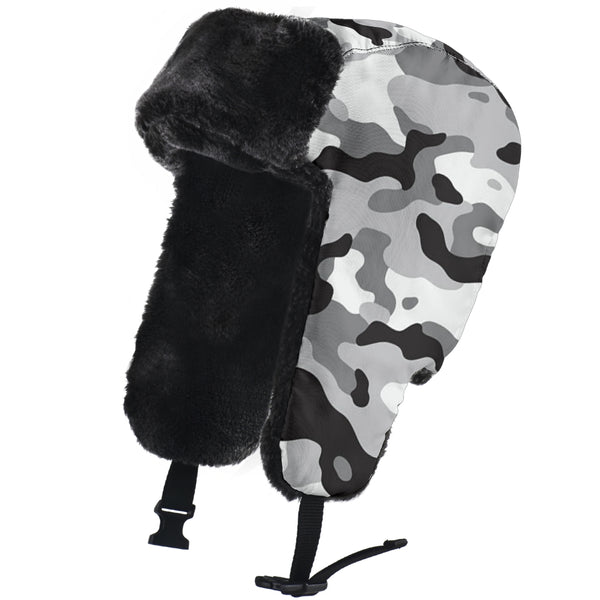 Snow Camo Trappers Hat