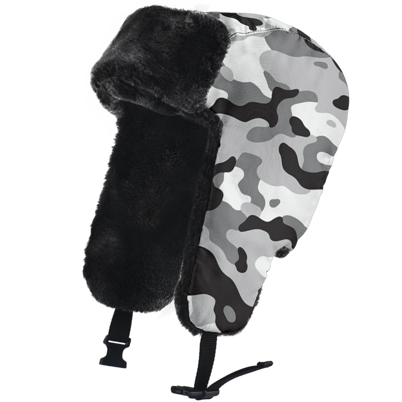 Snow Camo Trappers Hat