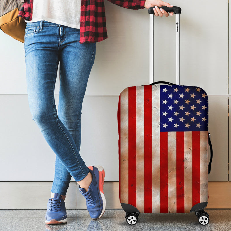 US Flag Luggage Cover