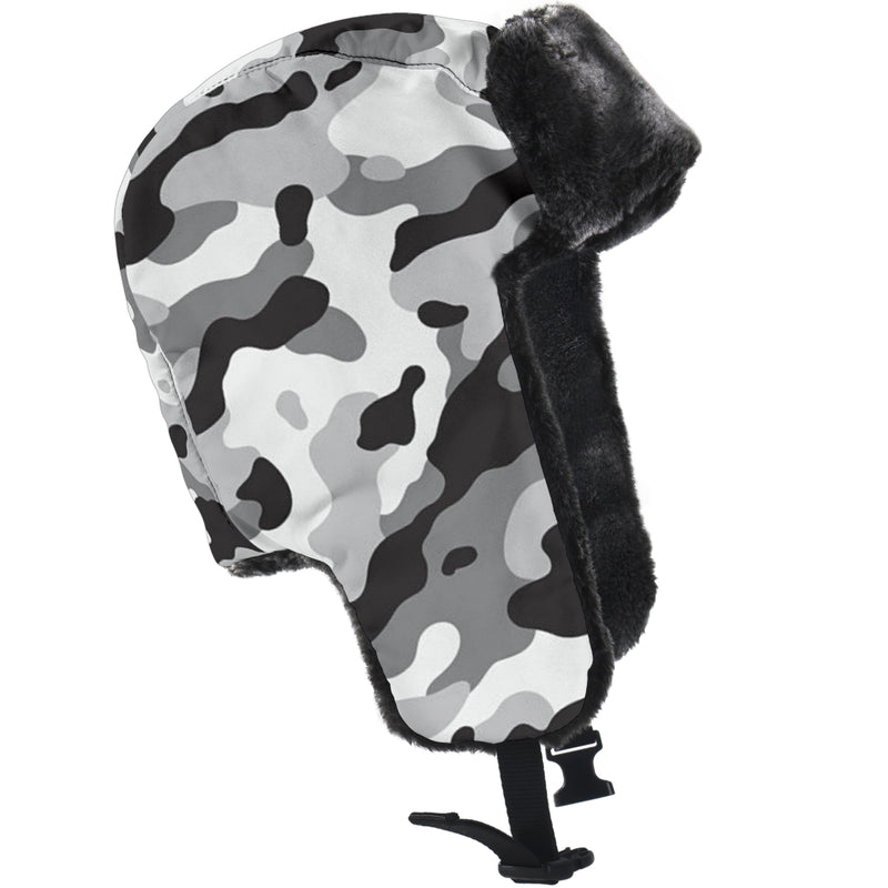 Snow Camo Trappers Hat