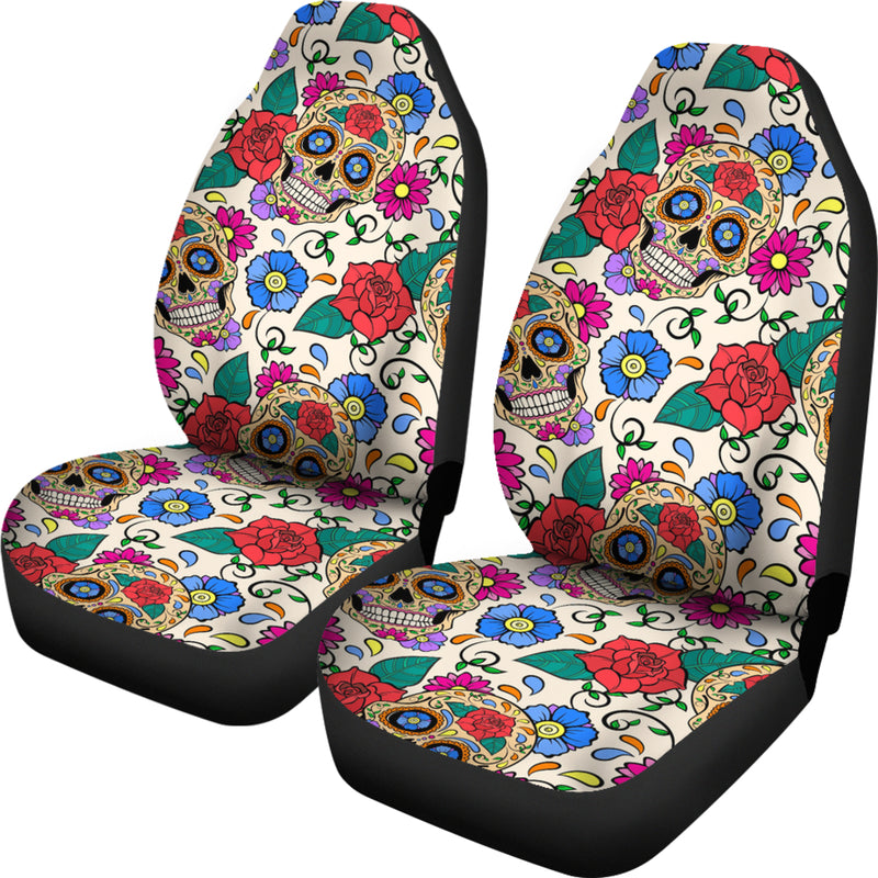 Sugar Skull Seat Covers