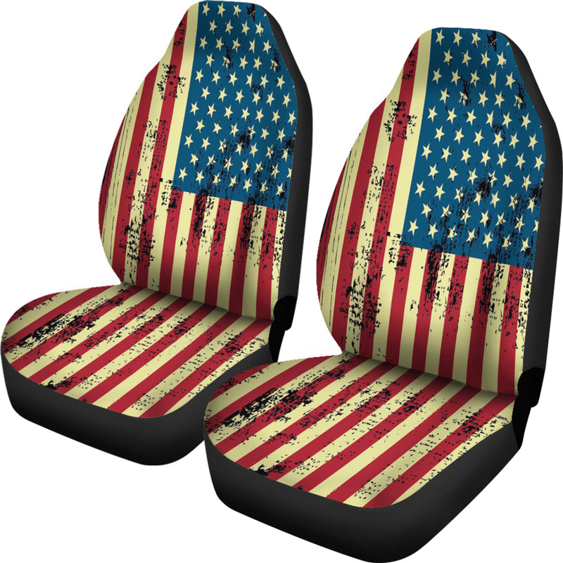 NP American Flag Car Seat Covers