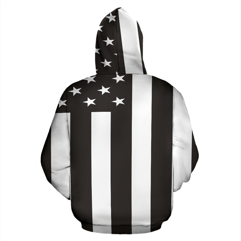 American Flag Black & White