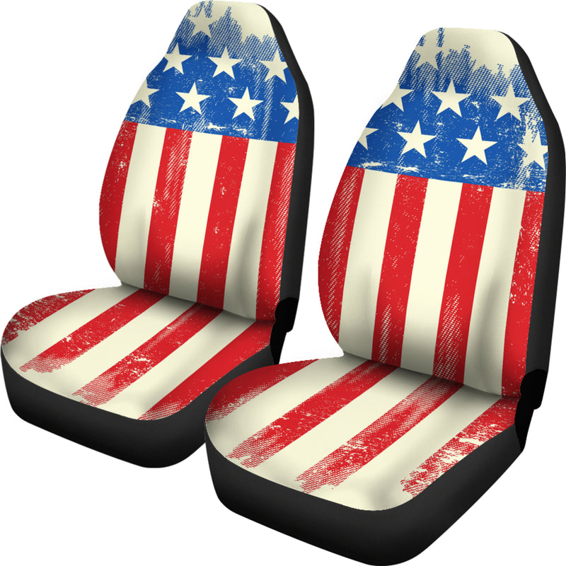 American Flag Seat Covers