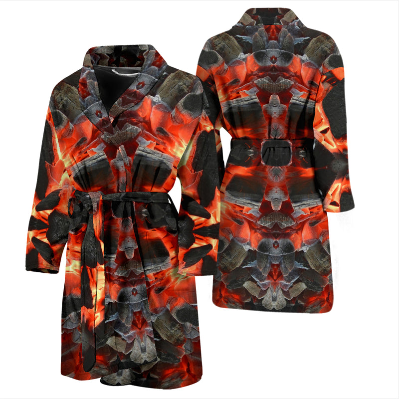 Hot Charcoal Men's Bathrobe