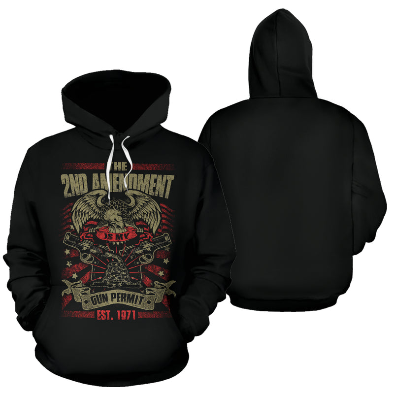 2nd Amendment is my gun permit Hoodie