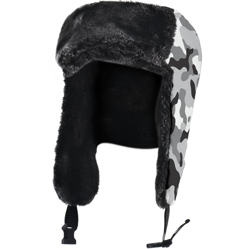 Snow Camo Trappers Hat