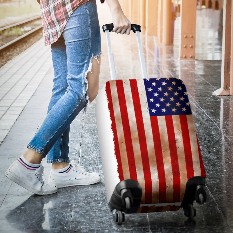 US Flag Luggage Cover