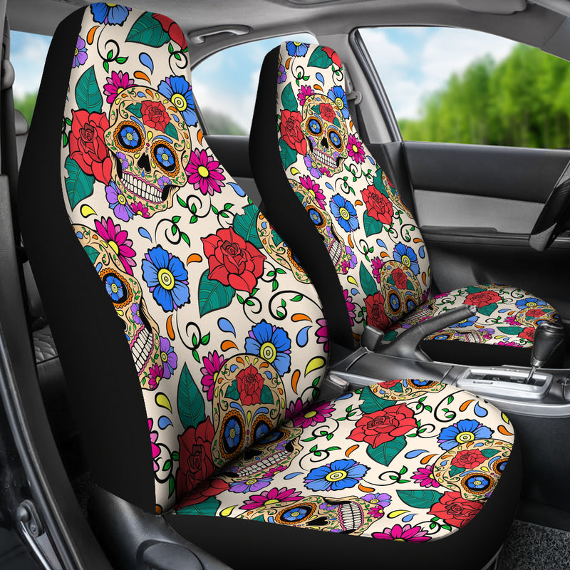 Sugar Skull Seat Covers