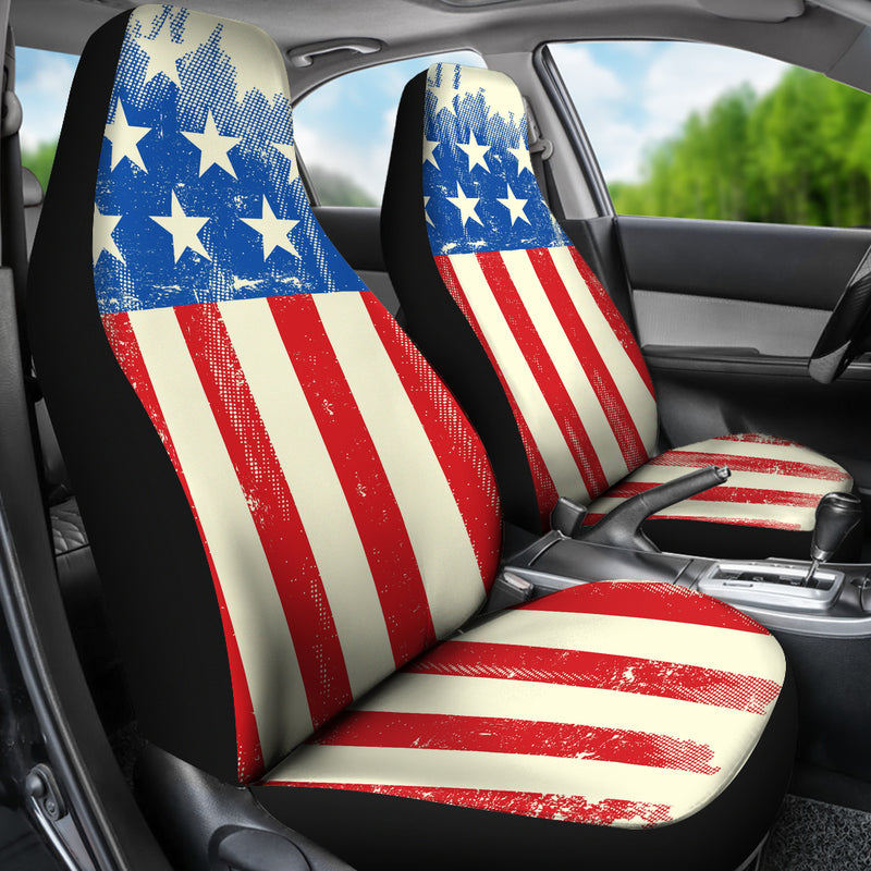 American Flag Seat Covers