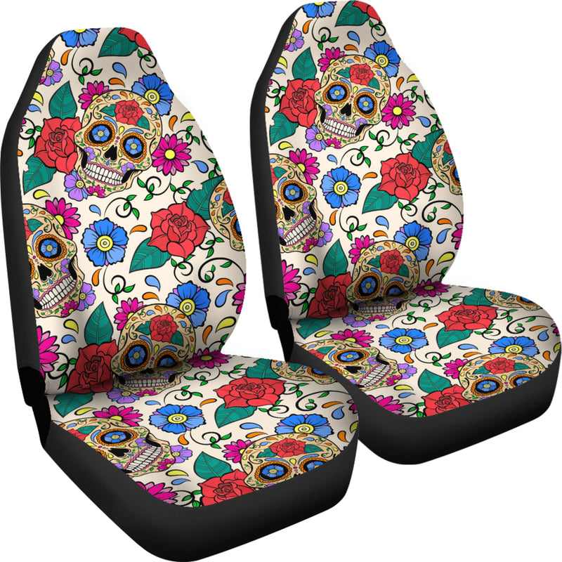 Sugar Skull Seat Covers