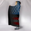 American Space Flag Hooded Blanket