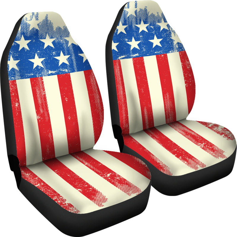 American Flag Seat Covers