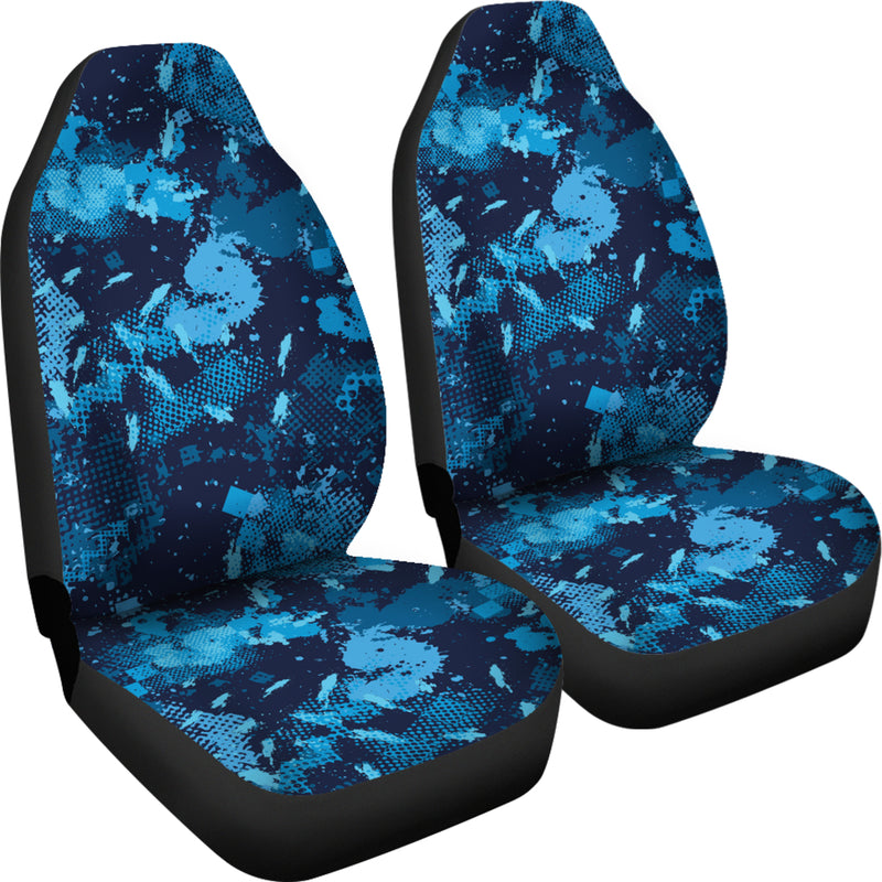 Camo Car Seat Covers Blue