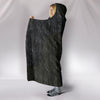 Distressed Camo Hooded Blanket Grunge Camouflage