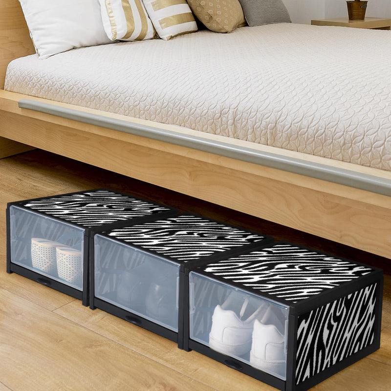 Shoe Organizer Zebra Animal Print