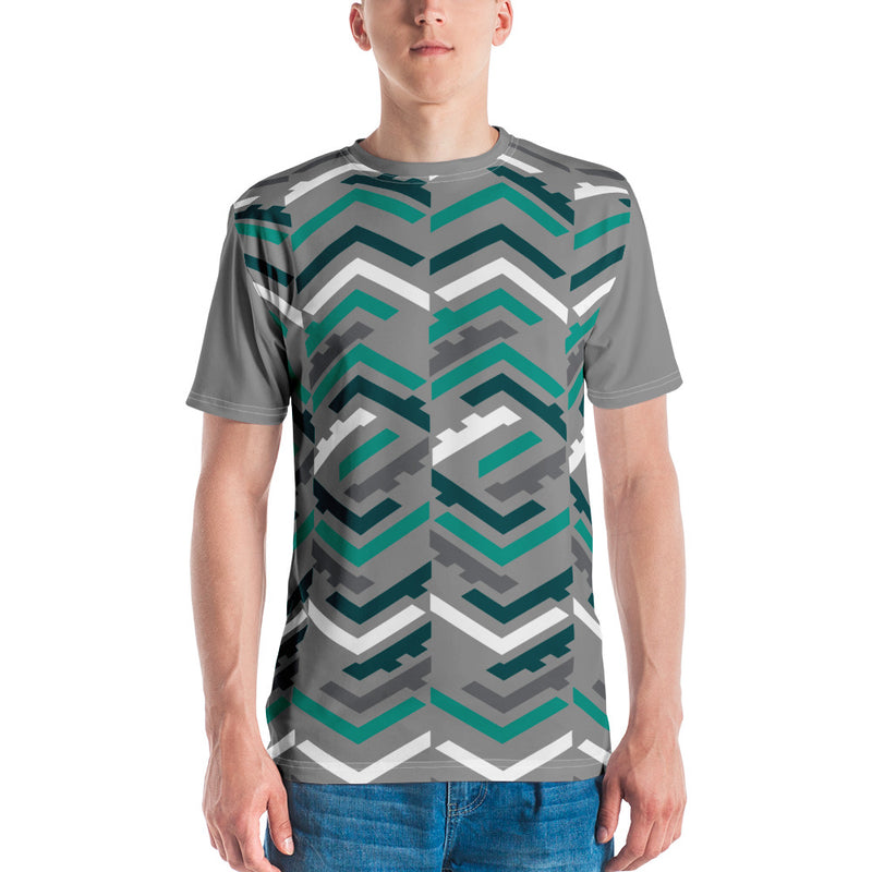 Long Pattern Men's T-shirt
