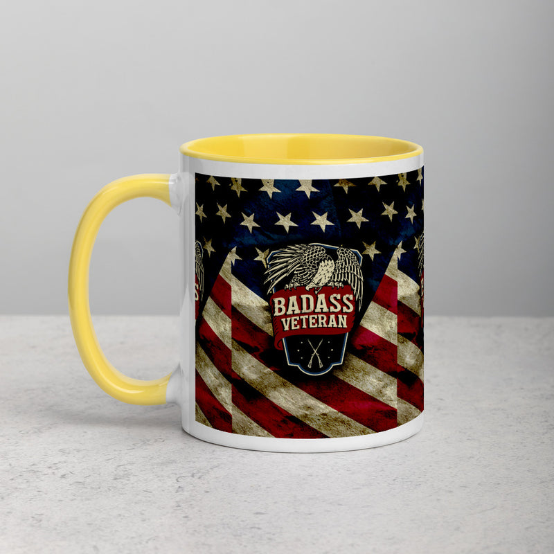 BA Veteran Eagle Mug with Color Inside