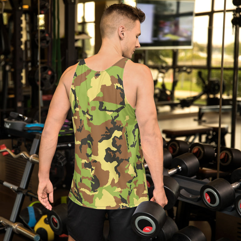 Green Camo Tank Top