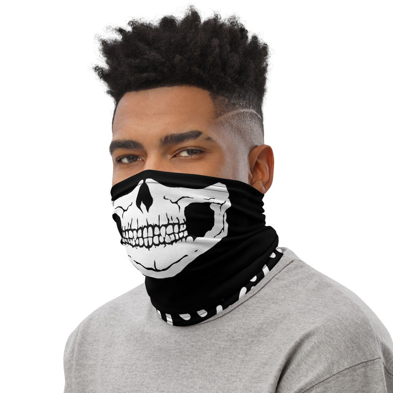 White Skull Neck Gaiter