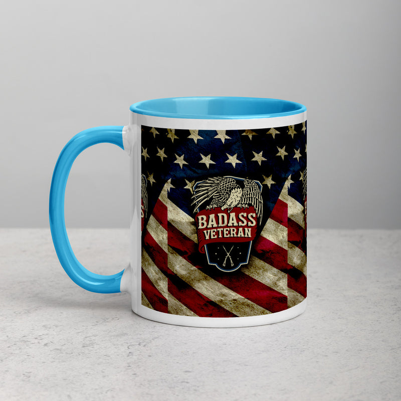 BA Veteran Eagle Mug with Color Inside