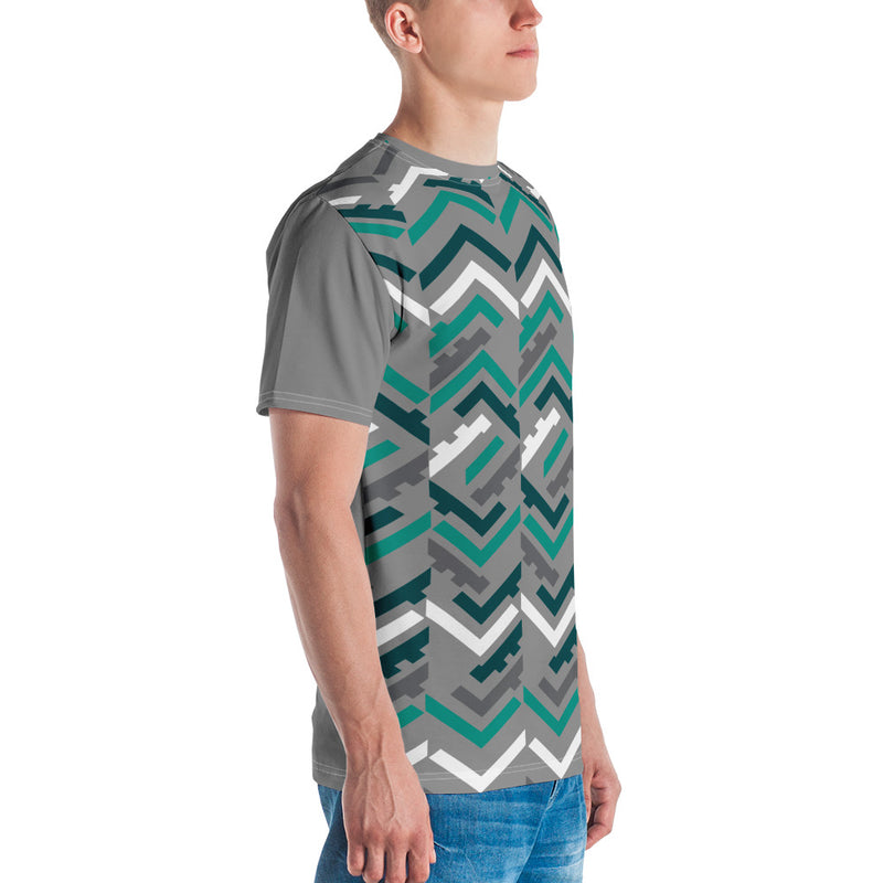 Long Pattern Men's T-shirt
