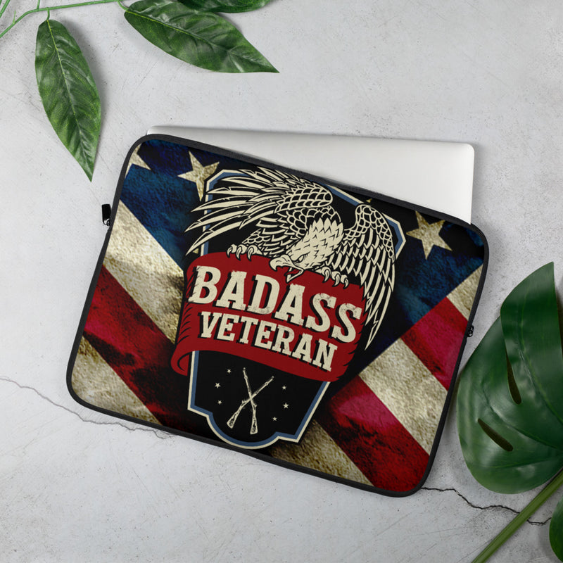 BA Veteran Eagle Laptop Sleeve Cover