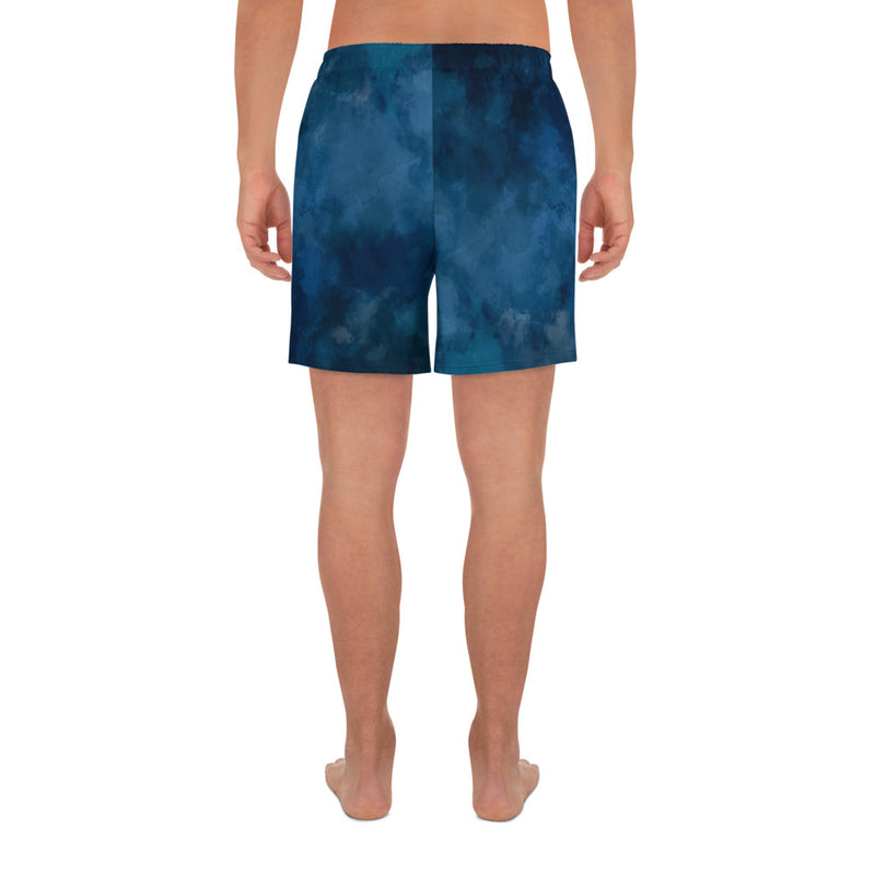 Blue Stars Men's Athletic Long Shorts