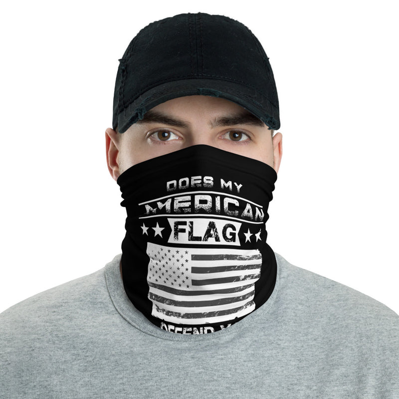 American Flag Skull Neck Gaiter