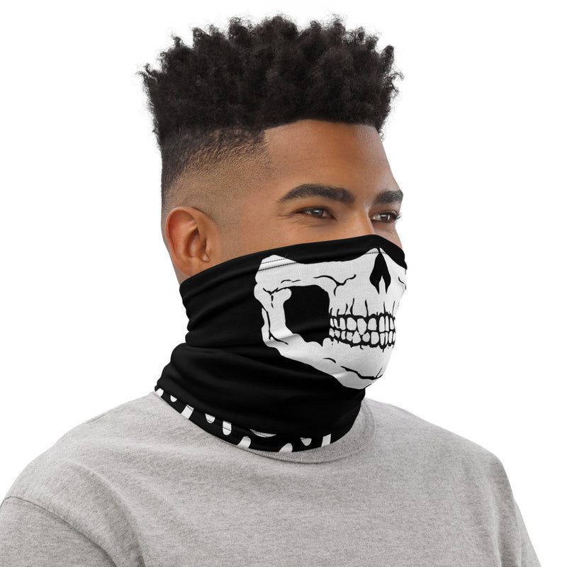 White Skull Neck Gaiter