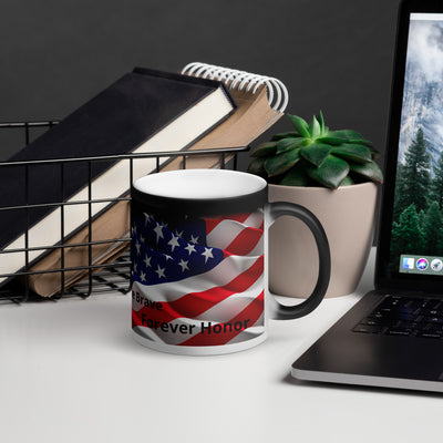 Never Forget Matte Black Magic Mug