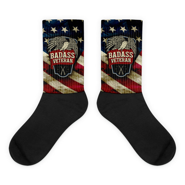 Badass Veteran Eagle Socks