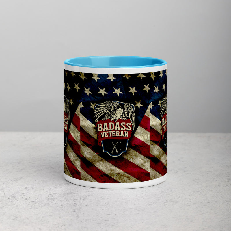 BA Veteran Eagle Mug with Color Inside