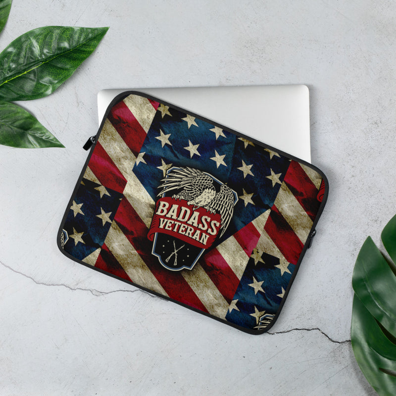 BA Veteran Eagle Laptop Sleeve Cover